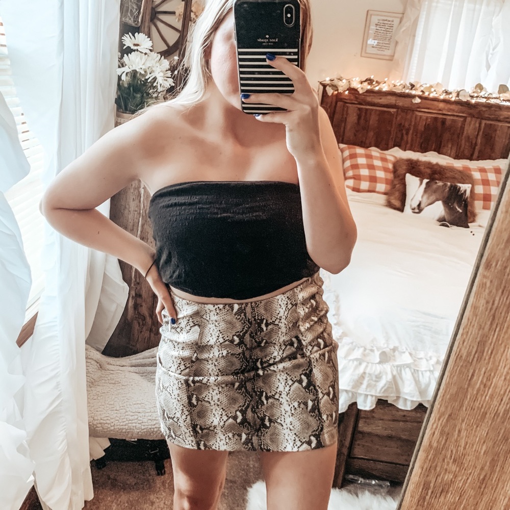 Snakeskin Skirt
